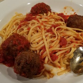 Table 42 - Linguini with Meatballs! [light on sauce as requested] for Pops - Italian Near Me - Dover, New Jersey