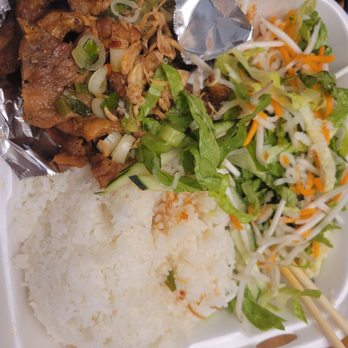 Pho Duong - I started eating before taking a photo lol. Number 40 with rice! So much salad too which is great! - Vietnamese Near Me - Centreville, Virginia Pho Duong - I started eating before taking a photo lol. Number 40 with rice! So much salad too which is great! - Vietnamese Near Me - Centreville, Virginia