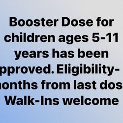 Kids Booster dose