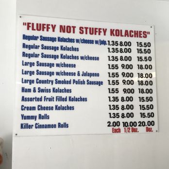 Kolache Bakery - Menu - Bakeries Near Me - League City, Texas Kolache Bakery - Menu - Bakeries Near Me - League City, Texas