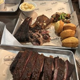 4x4 with full rack of ribs on the side ordered separately. 4x4 with full rack of ribs on the side ordered separately.