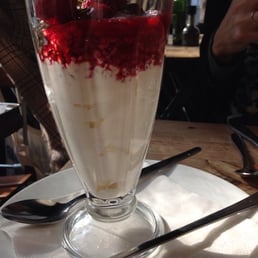 The most amazing Raspberry Parfait on the planet. The most amazing Raspberry Parfait on the planet.