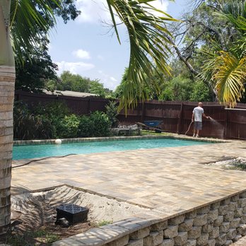 T & J Pavers - Beautiful pool deck remodel - Landscape Architects or Designers Near Me - Palm Harbor, Florida T & J Pavers - Beautiful pool deck remodel - Landscape Architects or Designers Near Me - Palm Harbor, Florida