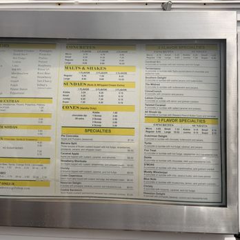 Ted Drewes Frozen Custard - Menu - Ice Cream & Frozen Yogurt Near Me - Saint Louis, Missouri Ted Drewes Frozen Custard - Menu - Ice Cream & Frozen Yogurt Near Me - Saint Louis, Missouri