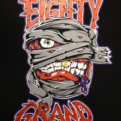 Tiger Teeth Print Co. - Six color print on black tees.