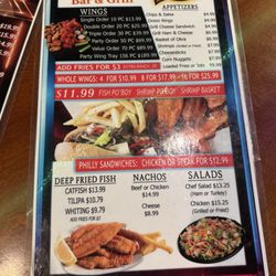 New Moon Bar And Grill - Menu