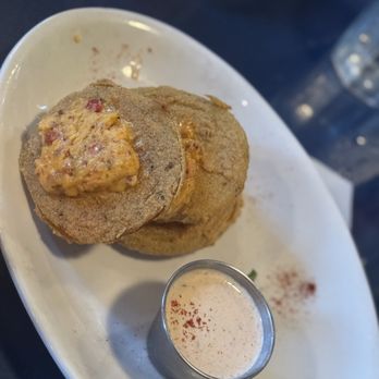 Mr Friendly's New Southern Cafe - Fried Green Tomato Appetizer - Cafes Near Me - Columbia, South Carolina