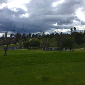 Hansen Dam Golf Course - Water on 16. - Golf Near Me - Pacoima, California
