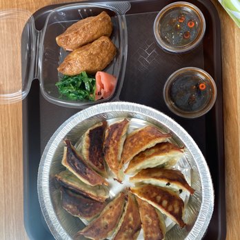 At Home Kitchen - Vegetable gyoza, Inari Sushi - Japanese Near Me - Los Angeles, California At Home Kitchen - Vegetable gyoza, Inari Sushi - Japanese Near Me - Los Angeles, California