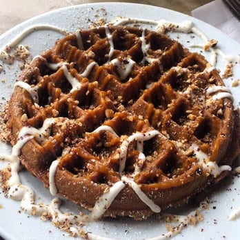 Off The Griddle - Pumpkin Cheescake Waffle - Vegan Near Me - Portland, Oregon