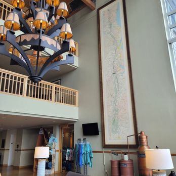 Amicalola Falls State Park - Decor of the lobby in the Lodge.. - Parks Near Me - Dawsonville, Georgia Amicalola Falls State Park - Decor of the lobby in the Lodge.. - Parks Near Me - Dawsonville, Georgia