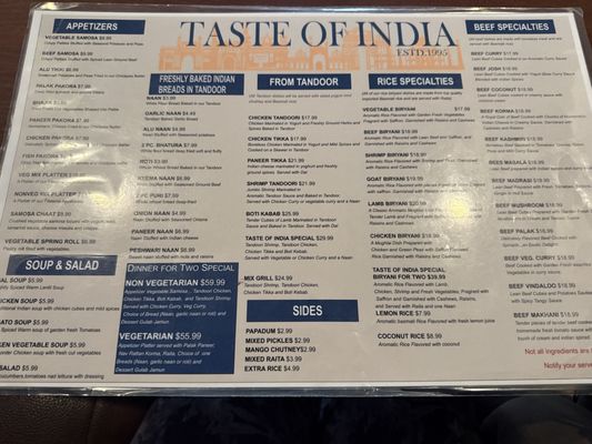 Taste of India by null