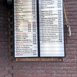 Canton Inn - Menu