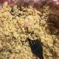 7Spice - Cajun fried rice; shrimp, crawfish tails, sausage.