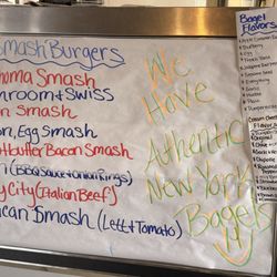 The Sandwich Shop - A quick little menu from what you can get or make.