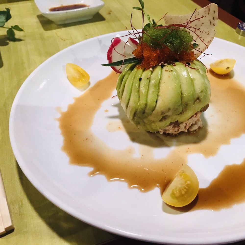 Tona - "Globe" tuna and crab meat wrapped in avocado - Sushi Bars Near Me - Ogden, Utah Tona - "Globe" tuna and crab meat wrapped in avocado - Sushi Bars Near Me - Ogden, Utah