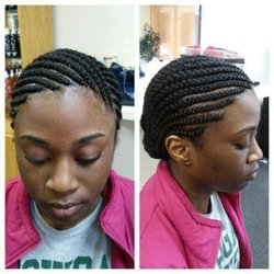 Sasha African Hair Braiding - Regular cornrows for $30
