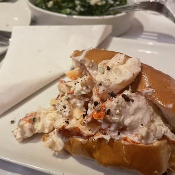 Atlantic Fish - Lobster roll and broccoli rabe - Seafood Near Me - Boston, Massachusetts Atlantic Fish - Lobster roll and broccoli rabe - Seafood Near Me - Boston, Massachusetts