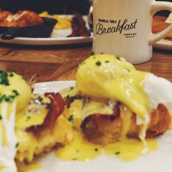 Magnolia Table - Farm Eggs Benedict - Breakfast & Brunch Near Me - Waco, Texas