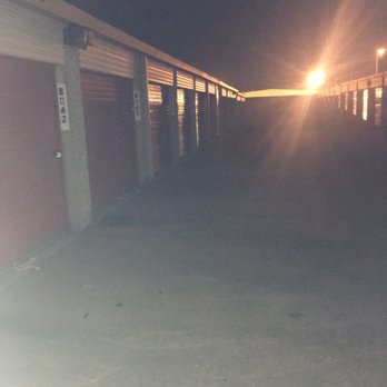 Public Storage - My headlights and the street light outside of the storage. Take a look at that inside light by that storage not working. - Self Storage Near Me - Dallas, Texas
