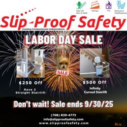 Slip-Proof Safety - End of Summer Sale going on now!