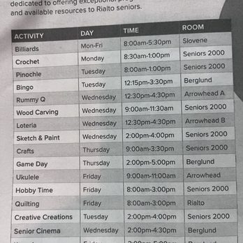 Grace Vargas Senior Center - Senior Centers Near Me - Rialto, California Grace Vargas Senior Center - Senior Centers Near Me - Rialto, California
