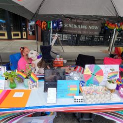 Link Community Clinic - Our booth in Tacoma Pride 2023. What an honor to be a part of something so beautiful and uniting. Looking forward to next year.