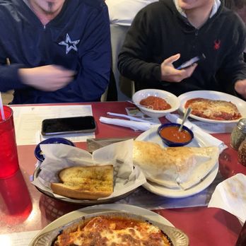 Joe's Pizza & Pasta - Combo plate, sausage calzone, and chicken parmigiana with Ángel hair spaghetti and garlic bread. - Pizza Near Me - Watauga, Texas Joe's Pizza & Pasta - Combo plate, sausage calzone, and chicken parmigiana with Ángel hair spaghetti and garlic bread. - Pizza Near Me - Watauga, Texas