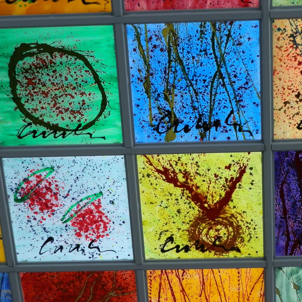 Sun Garden - Sun Garden by Dale Chihuly 2007 close up - Public Art Near Me - Columbus, Indiana Sun Garden - Sun Garden by Dale Chihuly 2007 close up - Public Art Near Me - Columbus, Indiana