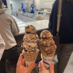 Handel's Ice Cream - Medium Oooh-Dough 10/10 and Small Brownie Dough 10/10! Yummy and so good! Customer service 10/10 too!