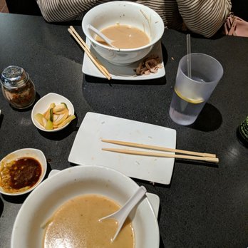 San Sushi - This WAS Tonkotsu Ramen with a side of California roll. Needless to say we really enjoyed it! - Sushi Bars Near Me - Placentia, California San Sushi - This WAS Tonkotsu Ramen with a side of California roll. Needless to say we really enjoyed it! - Sushi Bars Near Me - Placentia, California