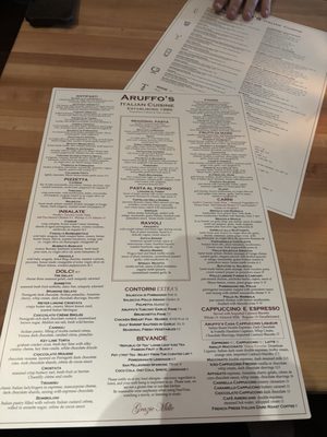Menu photo 4 Aruffo's Italian Cuisine Claremont, CA Menu photo 4 Aruffo's Italian Cuisine Claremont, CA