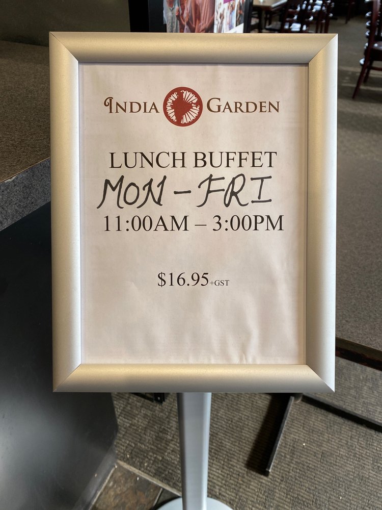 Indian Garden Buffet Edmonton Fasci Garden