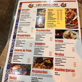 Los Burritos - Menu - Tacos Near Me