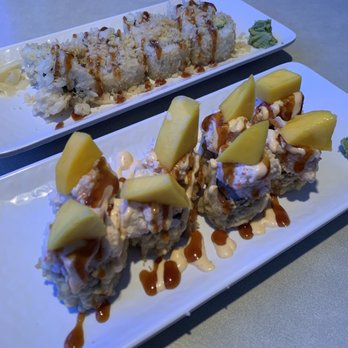 I Luv Sushi - Waikiki Roll and Crunch Roll (back) - Japanese Near Me - Anchorage, Alaska I Luv Sushi - Waikiki Roll and Crunch Roll (back) - Japanese Near Me - Anchorage, Alaska