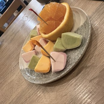 Denma Sushi & Ramen - Their mochi is very creamy and sweet. They even give out a complementary orange on the house - Sushi Bars Near Me - Centennial, Colorado Denma Sushi & Ramen - Their mochi is very creamy and sweet. They even give out a complementary orange on the house - Sushi Bars Near Me - Centennial, Colorado