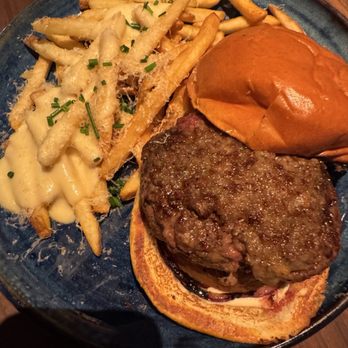 Eureka! - 28-Day Dry-Aged Bone Marrow with Truffle Cheese Fries - American Near Me - Clovis, California