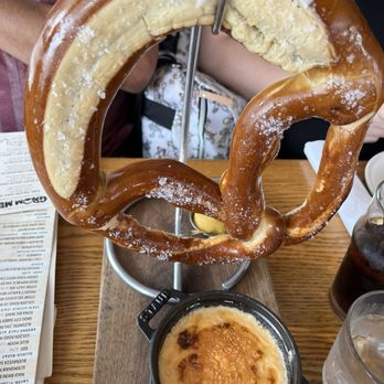 Tower 12 - Pretzel with cheese fondue - Bars Near Me - Hermosa Beach, California Tower 12 - Pretzel with cheese fondue - Bars Near Me - Hermosa Beach, California