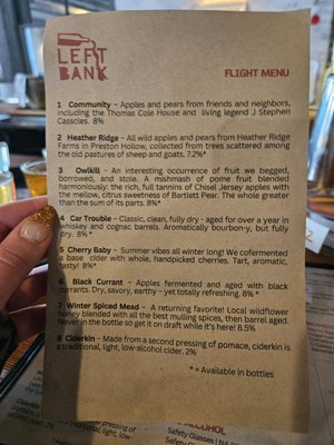Left Bank Ciders by null