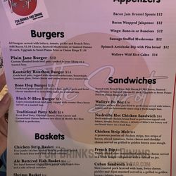 The Spot - Great menu with lots of choices!