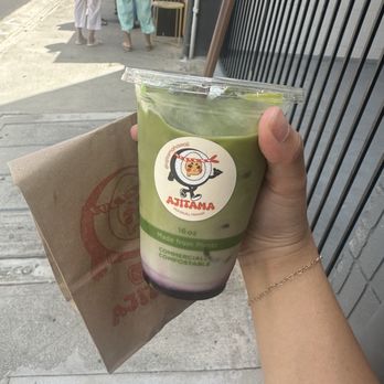 Ajitama - Ube Matcha Latte - Japanese Near Me - Honolulu, Hawaii