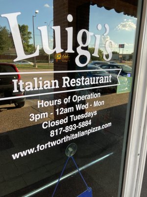 Menu photo 2 Luigis Italian Restaurant Fort Worth, TX Menu photo 2 Luigis Italian Restaurant Fort Worth, TX