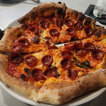 Paddle and Par - Pepperoni hot honey pizza - Pickleball Near Me - Beverly Hills, Michigan Paddle and Par - Pepperoni hot honey pizza - Pickleball Near Me - Beverly Hills, Michigan