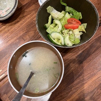 Yuyake Dan Dan Japanese Tapas - Soup & Salad served with lunch - Izakaya Near Me - Pleasanton, California Yuyake Dan Dan Japanese Tapas - Soup & Salad served with lunch - Izakaya Near Me - Pleasanton, California