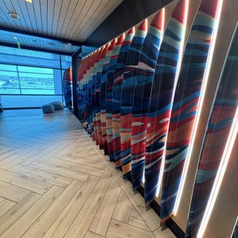 Chase Sapphire Lounge - Surfboard lineup - Airport Lounges Near Me - San Diego, California Chase Sapphire Lounge - Surfboard lineup - Airport Lounges Near Me - San Diego, California