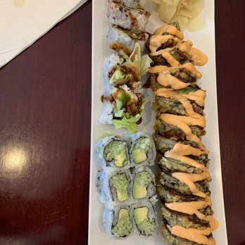 Asian Kitchen - Spider roll, cucumber & avocado, & volcano (our favorite!) - Asian Fusion Near Me - Yorkville, Illinois