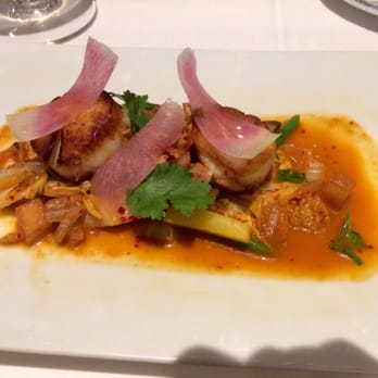 Oceanique - Scallop starter - French Near Me - Evanston, Illinois