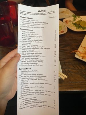 Menu photo 2 Bang! Charlottesville, VA