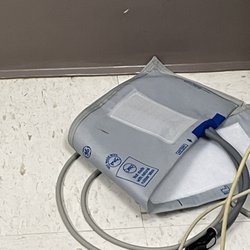 Baptist Hospitals of Southeast Texas - dried old blood on the blood pressure band