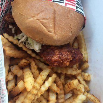 Howlin' Ray's - Medium chicken sandwich and hot fries - Southern Near Me - Los Angeles, California Howlin' Ray's - Medium chicken sandwich and hot fries - Southern Near Me - Los Angeles, California